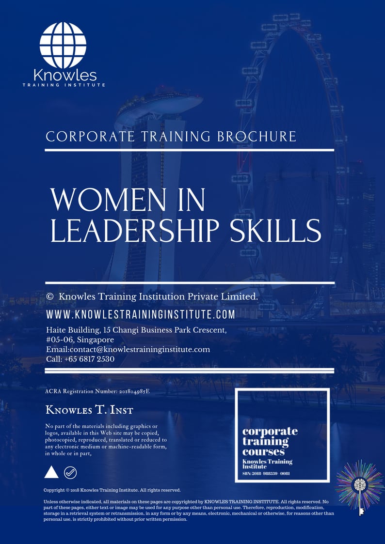 Women In Leadership Skills Training Course in United-Kingdom Brochure