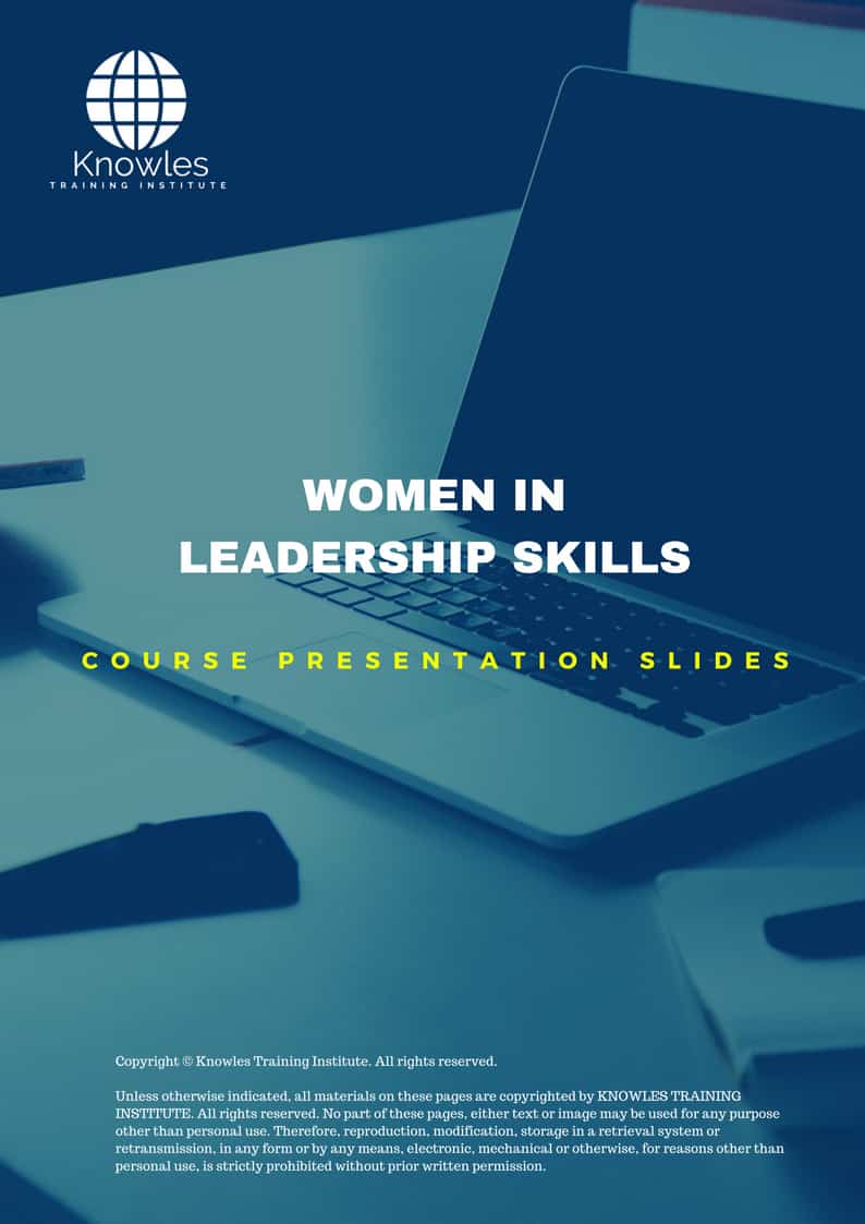 Women In Leadership Skills Training Course in United-Kingdom Presentation Slides